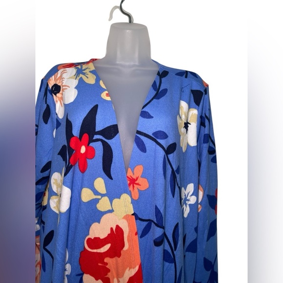 Lularoe New NWT Floral Caroline Open Cardigan Size XL - Picture 2 of 7